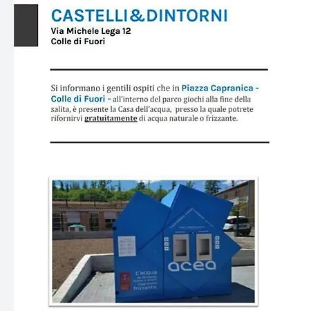 Castelli E Dintorni Apartment *